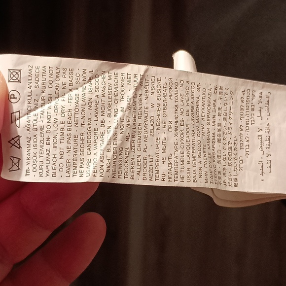 Waggon Paris Chic Blouse/Mini Dress Gingham Black/White Size Large Women Wool - Picture 10 of 10